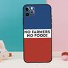 No Farmers No Food Trots Op De Boer Phone Case For iPhone 14 15 16 Pro Max 11 12 13 Pro X XR XS Max Plus Cover