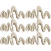 Onde Clip Artiglio di Granchio Donna Coreano Plastica Squalo Mollette per Capelli Geometria Coda di Cavallo Alta Barretta Forcina Accessori per Capelli Ragazza