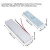 Electric Magnetic Lock 180KG/350lbs Holding Force Fail Safe NC Mode 12V Electromagnetic Door Lock Kit System for Access Control System