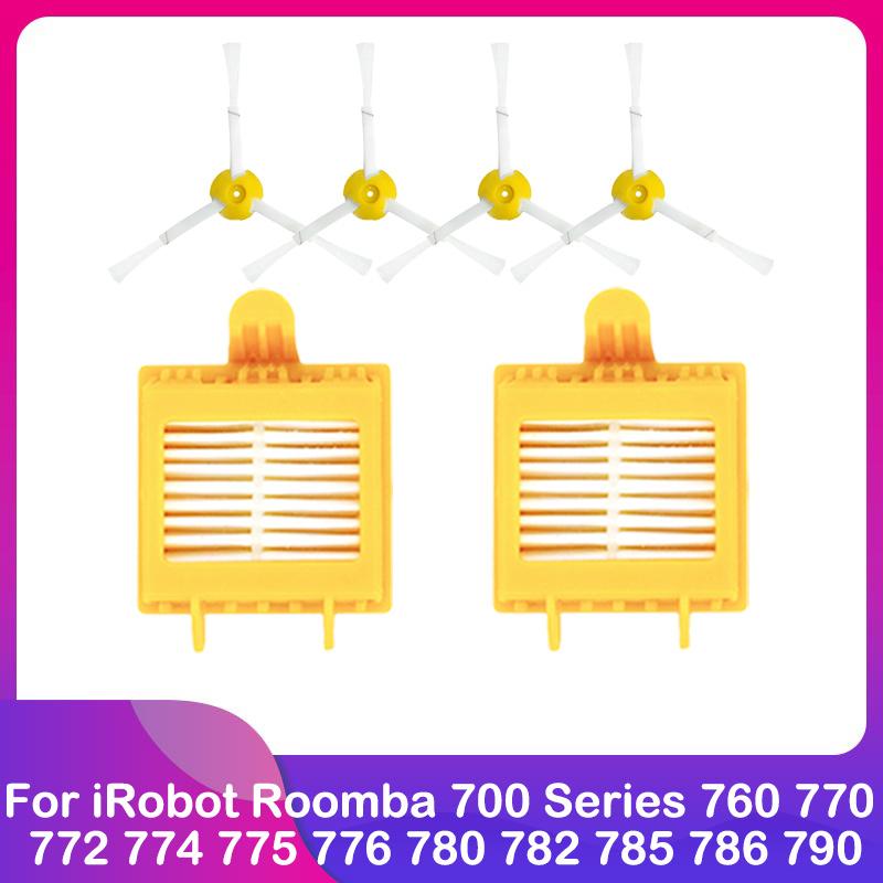 Fit For iRobot Roomba 700 Series 770 780 790 772 774 775 776 760 782 785 786 Main Side Brush Hepa Filter Wheel Accessories Spare
