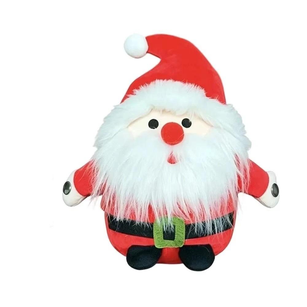 Soft Plush Material Interactive Stuffed Doll Christmas Sensory Play Toy  Home Ornaments