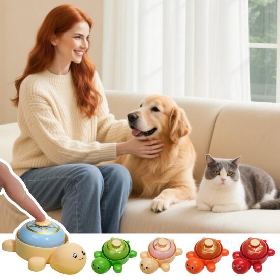 Turtle Call Bell Pet Training Bell Cute Loud Service Bell Cartoon Front Desk Bell for Dog Training Hotel Office School Restaurant