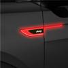 2Pcs Car Reflective Logo Side Body Fender Safety Warning Stickers For Jeep Compass Grand Cherokee Wrangler JK Gladiator Renegade