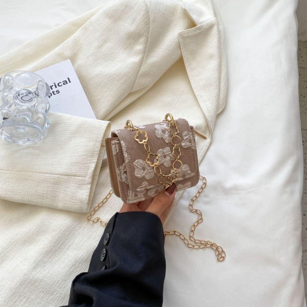 

Handbag Crossbody Bag Lace Flower Mini Purses Portable Shoulder Bag Ladies хакі