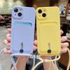 Card Bag Diagonal Span Lanyard Iphone11promax Apple 11Pro Samsung/Xiaomi Card Mobile Phone Case