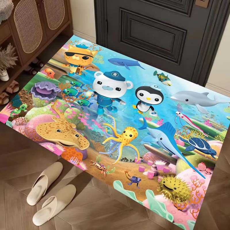 Octonauts Game Room Non-slip Mats Are Also Suitable for Men's Bedrooms, Living Rooms, Sofas, and Other Places, and Are Washable,
