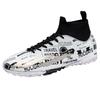 2024 pantofi de fotbal noi cu gleznă înaltă băieți și adolescenți studenți unghii lungi unghii rupte pantofi de antrenament pentru competiție