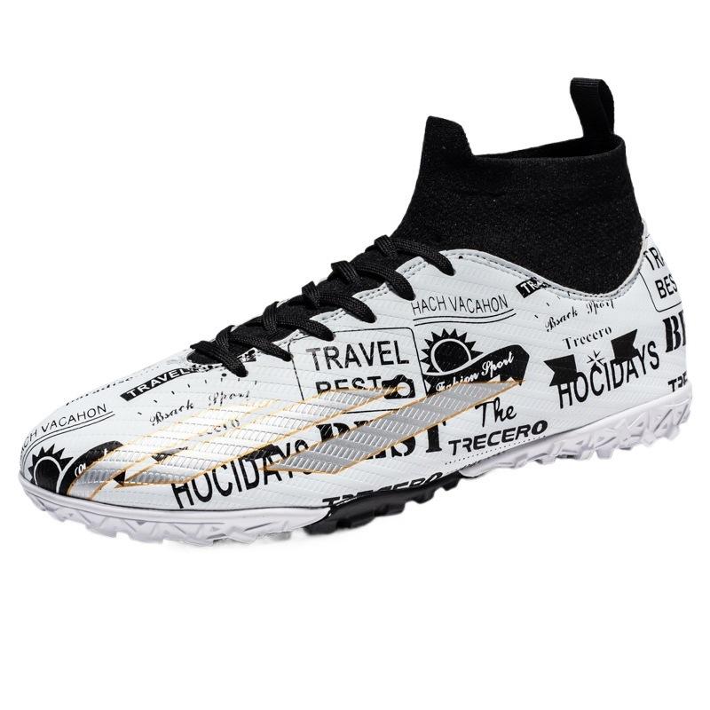 2024 pantofi de fotbal noi cu gleznă înaltă băieți și adolescenți studenți unghii lungi unghii rupte pantofi de antrenament pentru competiție