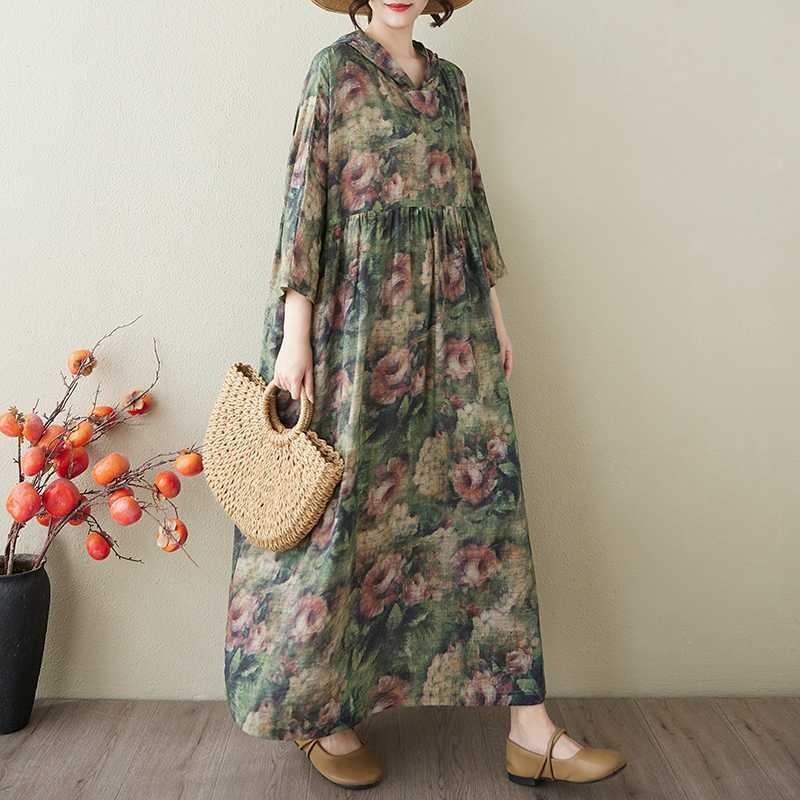 Women's Monochrome Long Dress