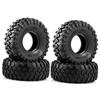 4PCS 1.9Inch Remote Control Crawler Tires 130mm Tyre Replacement for D90 D110 AXIAL SCX10 II III CAPRA TRAX 4 TRAX 6 1