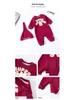 High-End Fleece-Lined Embroidered Family Sweatshirt: Stylish Parent-Child Outfit for Mother, Son, and Daughter