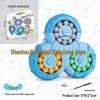 Six-Sided Rotating Magic Bean Puzzle Spinner for Kids - Creative Brain-Boosting Toy