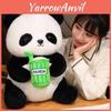 Adorable Plush Panda Toy Soft Pp Cotton Milk Tea Cup Panda Doll Gift For Kids