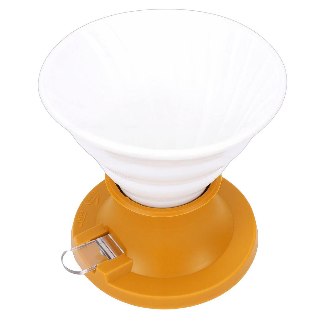 Pour Over Coffee Dripper Heat Proof Portable Ceramic Immersion Dripper for Manual Brew Maker