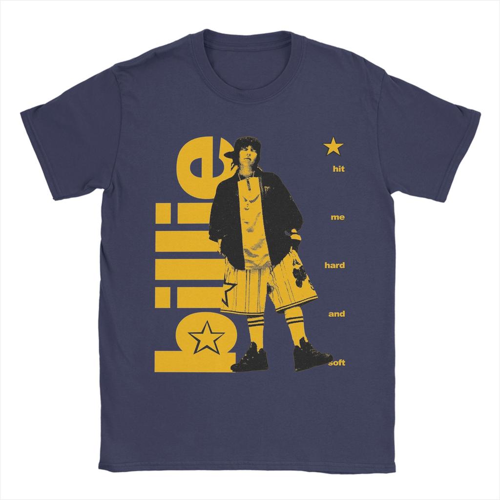 Billies Hit Me Hard And Soft Men T Shirts  Novelty Tees Short Sleeve Crewneck TShirt Pure Cotton Printed Clothing