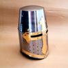 Medieval Crusader Knights Templar Armour Helmet Steel Brass Historical Collectible Costume Armor Gift
