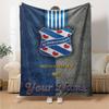 Name Custom Heerenveen Print Flannel Blanket High Quality Warm Comfortable Cover for All Seasons Perfect for Gifts Home Decor
