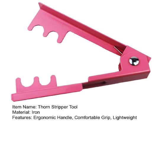 Mâner ergonomic Instrument pentru îndepărtarea spinilor de trandafir Instrument ușor pentru îndepărtarea tulpinilor de trandafir Instrument de grădinărit