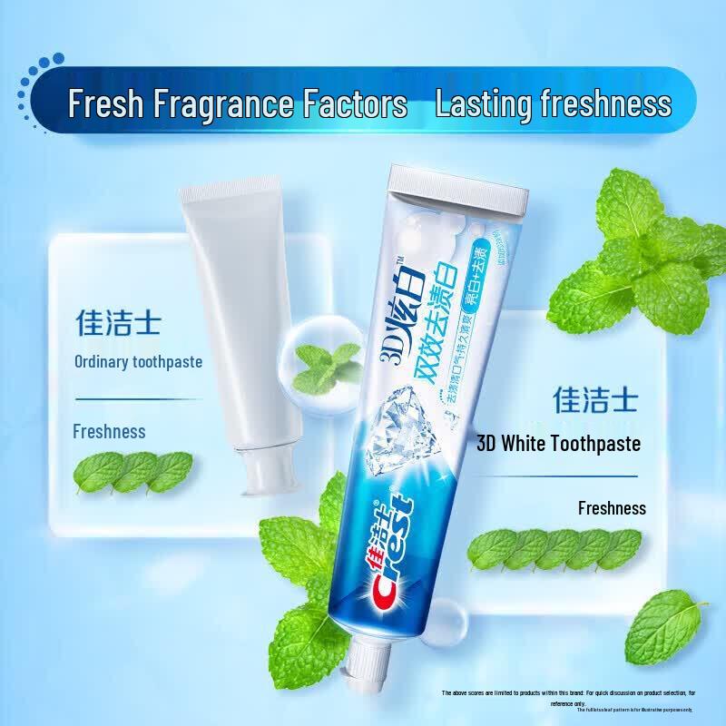 Crest 3D White Toothpaste, Morning Dew Lotus Scent