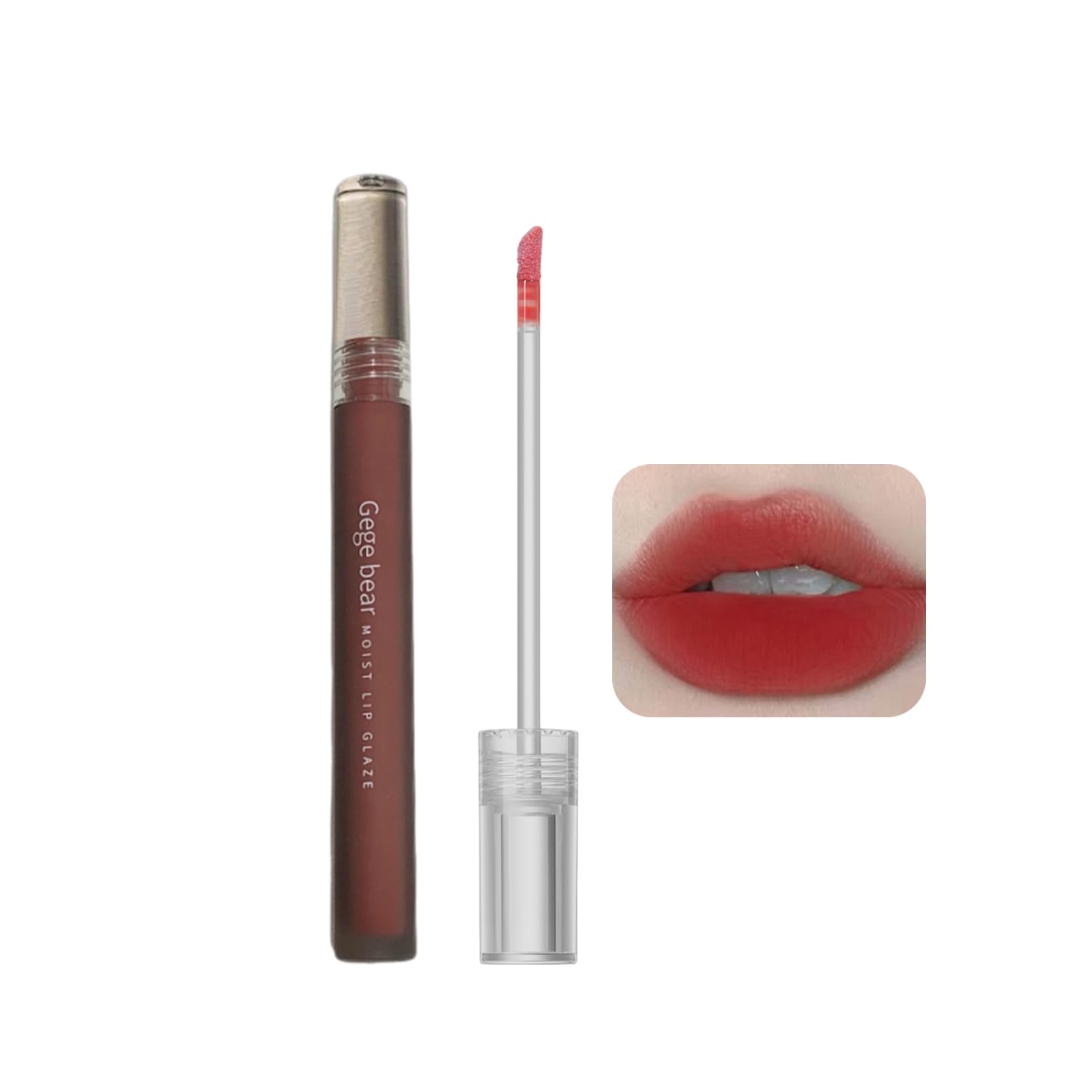 

Matte Lip Glaze Velvet - Highly pigmented, long-lasting, non-drying, soufflé-like texture, adheres closely, stays put for hours, doesn t transfer to