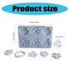 Silicone Resin Mold Jewelry Pendant Molds Four Leaf Clover Shape Silicone Pendant Molds Resin Craft Mold for Pendant
