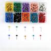 500pcs/lot Pearl Light Locating Pins 10 Color DIY Patchwork Sewing Pins Positioning Needle Garment Accessory
