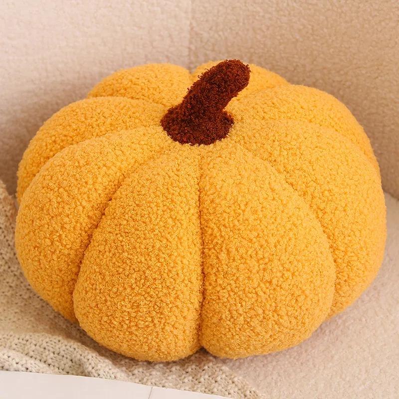 Halloween Series Pumpkin Plush Toys Soft Vegetable Colorful Pumpkin Throw Pillow Pretty Halloween Home Decor Nice Gifts