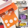 Vinyl Cutter Machine, Bluetooth Connectivity DIY Cutting Machine, Compatible with iOS, Android, Windows and Mac, Massive Designs Included, for