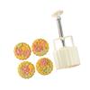 Kitchen Crafts Formy do ciastek księżycowych z wzorem Stabilna domowa forma do pieczenia deserów
