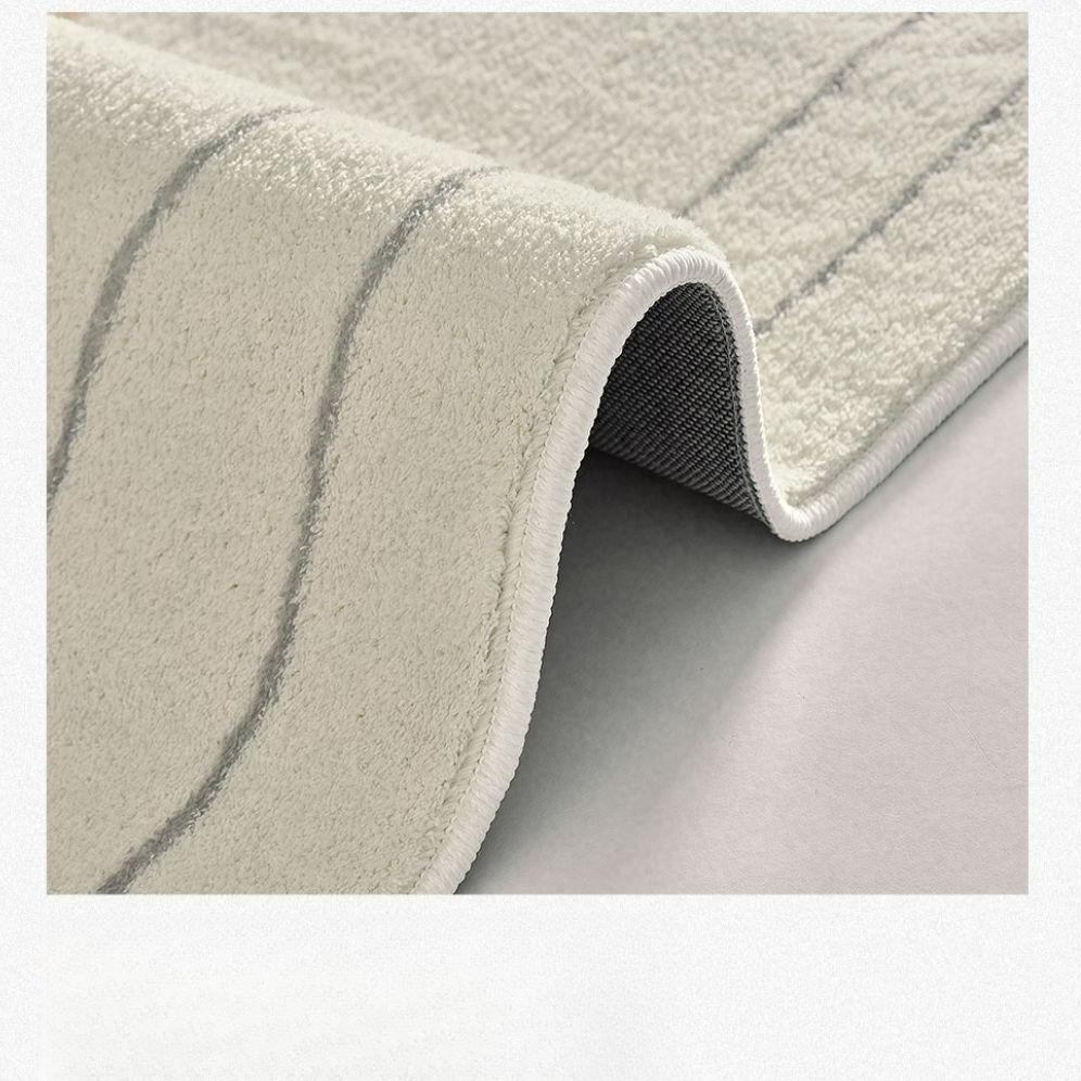 Thick Washable Lounge Rug Modern Simple Living Room Decoration Stripe Carpet Large Area Rugs for Bedroom Home Plush Floor Mat