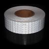 5CM*50M White Reflective Adhesive Tape Outdoor High Vis Conspicuity Safety Strip Waterproof Reflectors Car Sticker For Motorycle