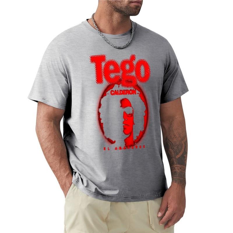 black tshirt men Tego Calderon T-Shirt new edition t shirt plain t-shirt mens plain t shirts cotton mens t-shirts