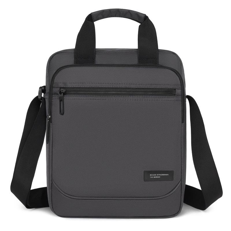

Men s Large Capacity Oxford Cloth Crossbody Bag - 2025 Spring Business & Casual Style One Size сірий колір