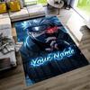 Naruto Character Customize Your Name Carpet Perfect for Dining Room Decorate room Dormitory Hallway Anti-slip Rug Anime Office Decor