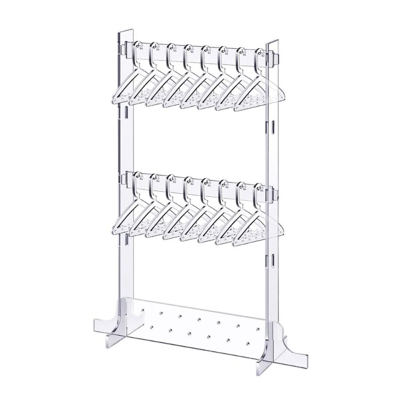 Dangle Earring Hanging Organizer Acrylic Ear Studs Display Rack for Retail Show Personal Exhibition Earring Holder Stand