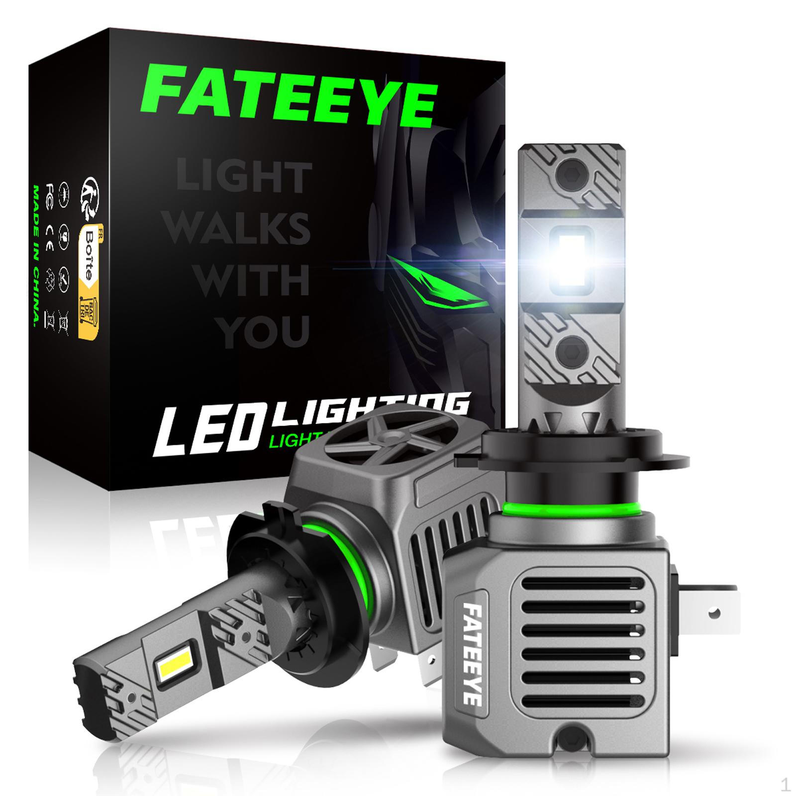 

2x 100W LED Headlight Bulbs Super Bright IP68 Waterproof Automotive H7