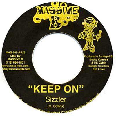 

7inch Record SIZZLA - Keep On MAS247 Massive B US Reggae, Ska & Dub Used