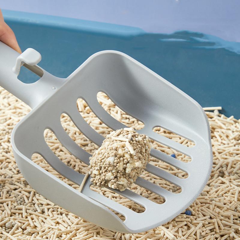 Large Cat Litter Shovel Cat Poop Shovel Artifact Cleaning Long Handle Can Be Hung Hook Pet Supplies