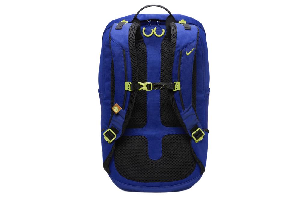 Nike Polyester Rucksack Regular Unisex Dunkel Königsblau & Schwarz & Atomgrün DJ9677-455