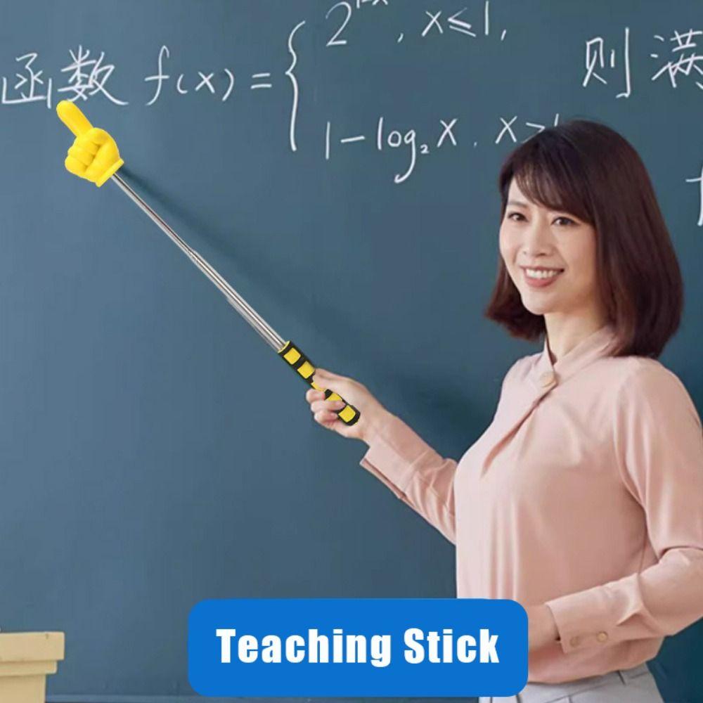 Telescopic Rod Finger Reading Sticks Finger Design Whiteboard Hand Pointer Teaching Tools  Teachers