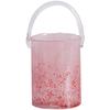 Pink Bucket Glass Handbag Bag Vase Ornament Creative Internet Celebrity Ins Feng Hydroponic Vase