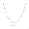 Snake Chain Necklace with Sturdy Clasp Single for Women Men Simple Clavicle Neck Jewelry