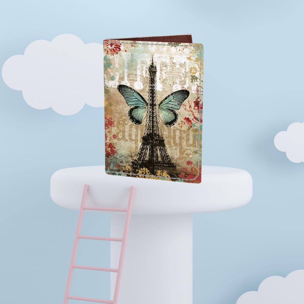 Eiffel Tower Passport Pack Student Child ID Holder JIT