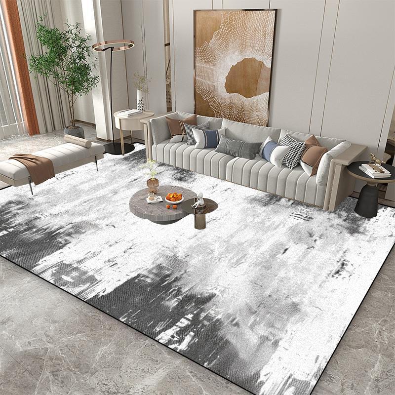 Home Decoration Abstract Carpet Living Room Light Luxury Rugs Modern Hall Sofa Side Foot Mat Anti-slip Doorway Hallway Large Rug