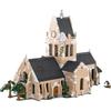 COBI Colecție Istorică Al Doilea Război Mondial Biserica Saint-Mère-Église Set de Adunare 2280 Piese