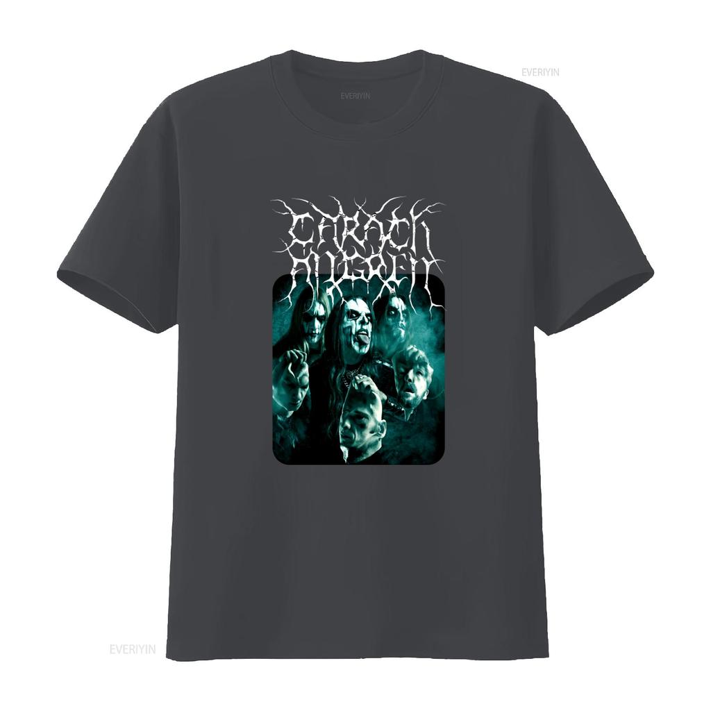 CARACH ANGREN Tour 2017 Band T Shirt for Men Gothic Metal Style with Members Print vintage Washed Breathable fashion graphic