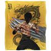 Enter The Dragon Silky Dragon Claw Bruce Lee Soft Touch Blanket
