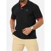 Men's Polo Shirts Short Sleeve - Shirts for Men's Regular-Fit, Casual Athletic Collared T-Shirts Black
