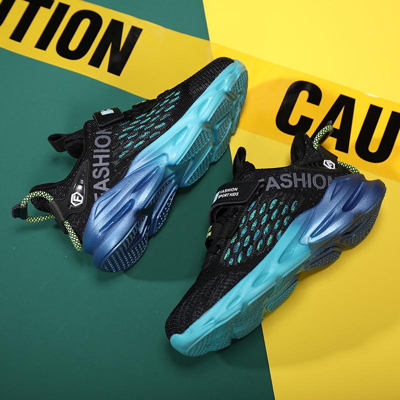 Classmates Boys Sneakers Spring Middle and Older Children's Breathable Mesh Shoes Children's Running Shoes