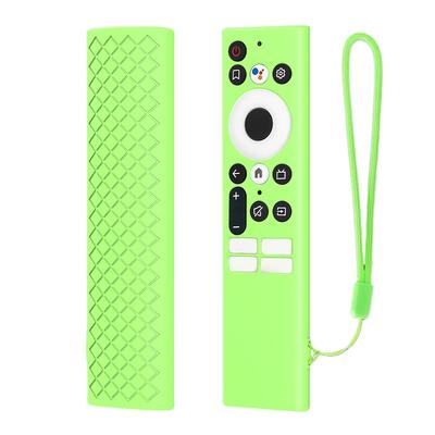 Silicone Remote Case Protective Cover for Skyworth TC9012 55Q20 (Luminous Green)